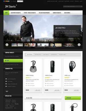 magento 耳机绿