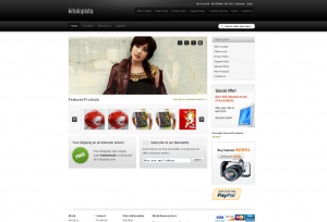 magento 亮面黑